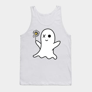 Ghost Holding Daisy Tank Top